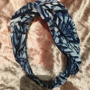 Dark and Light Blue Hairband
